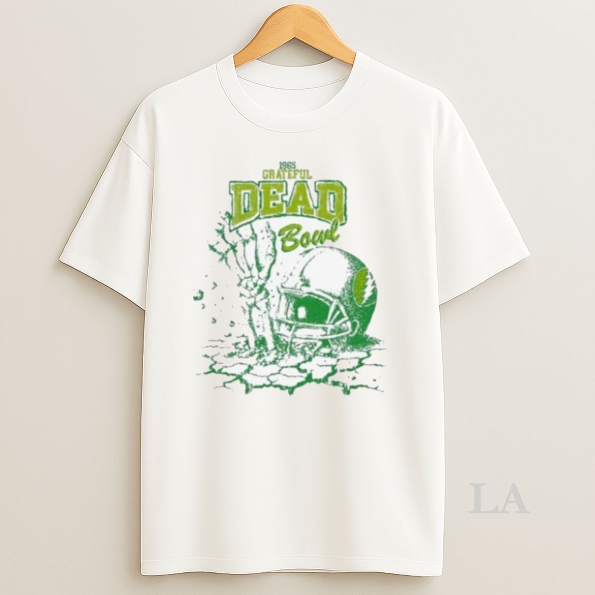 Original Skeleton Hand Grateful Dead Bowl 1965 Shirt