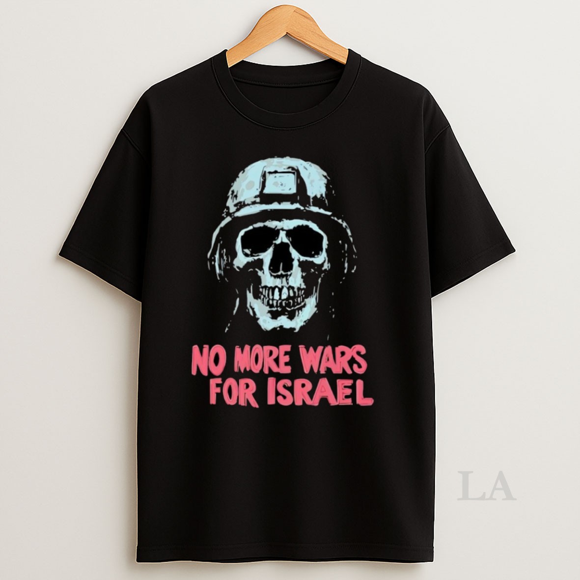 Original Skeleton No More Wars For Israel Shirt