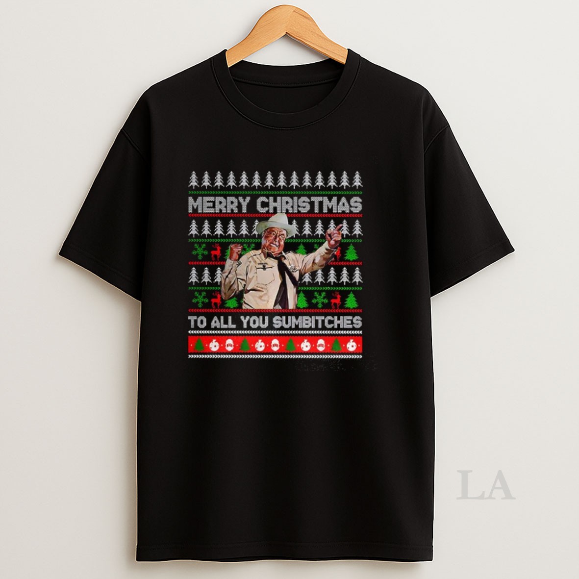 Original Smokey And The Bandit Merry Christmas Too All You Sumbitches Christmas Funny Xmas Shirt