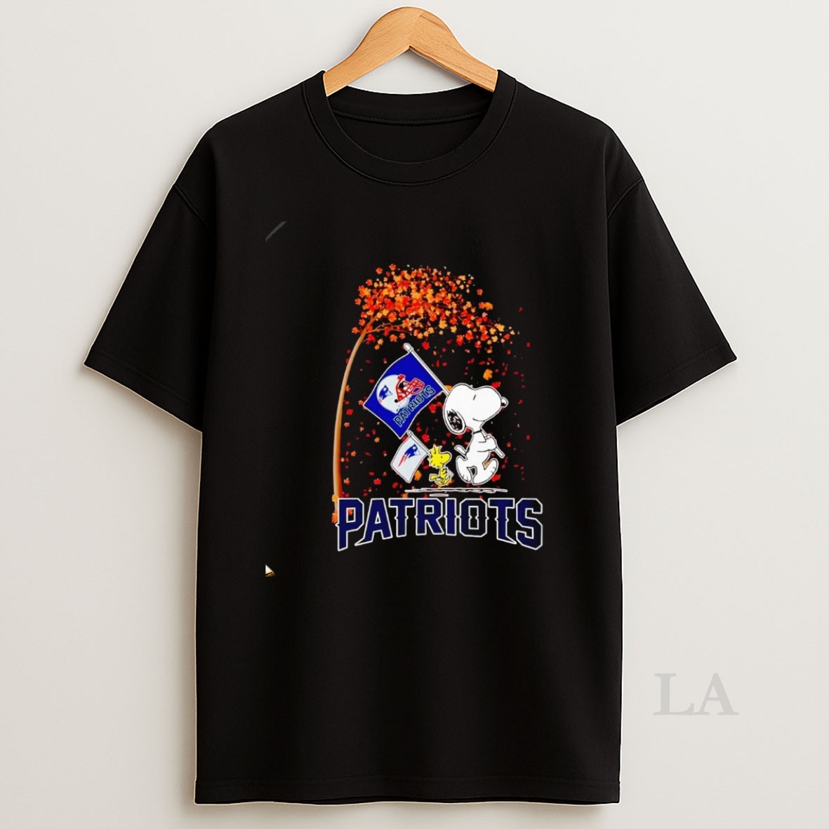 Original Snoopy And Woodstock Patriots Flag Fall Shirt