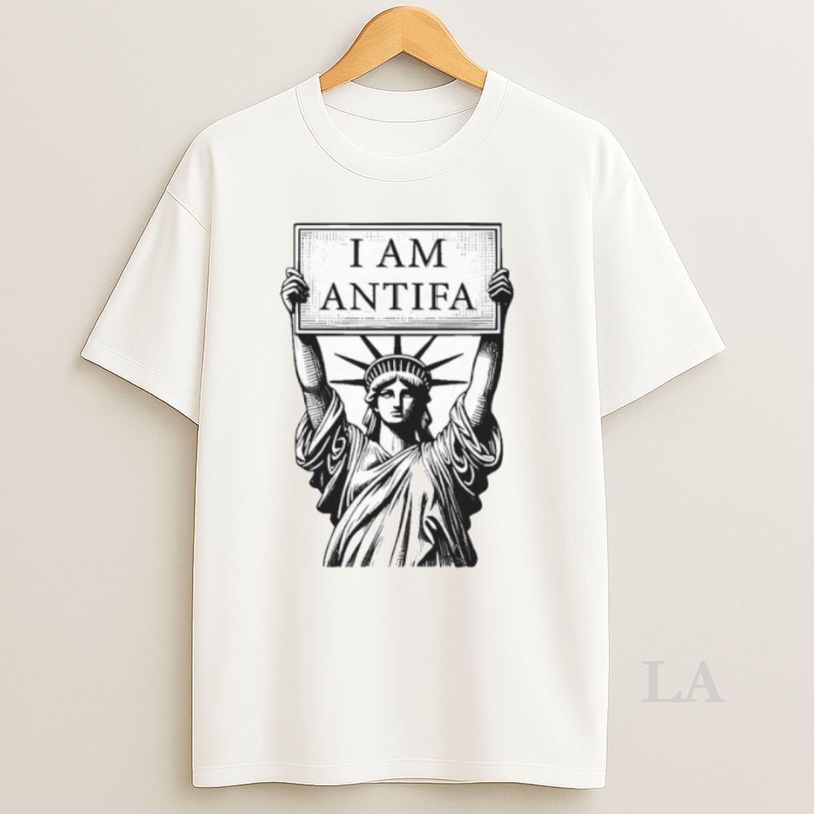 Original Statue Of Liberty I Am Antifa Shirt