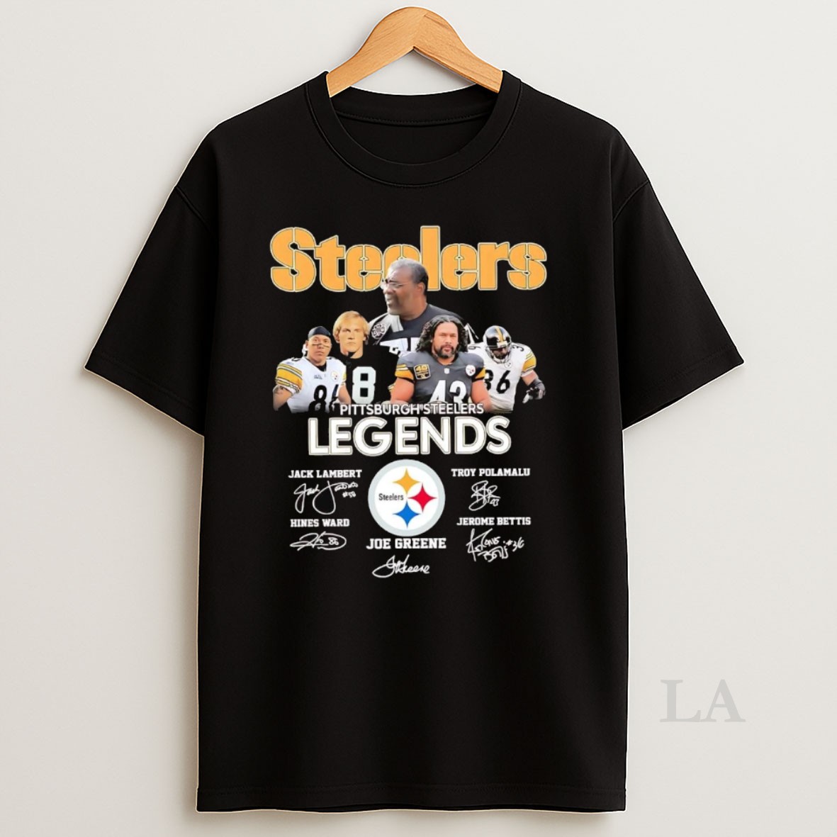 Original Steelers Legends Players Signatures Shirt