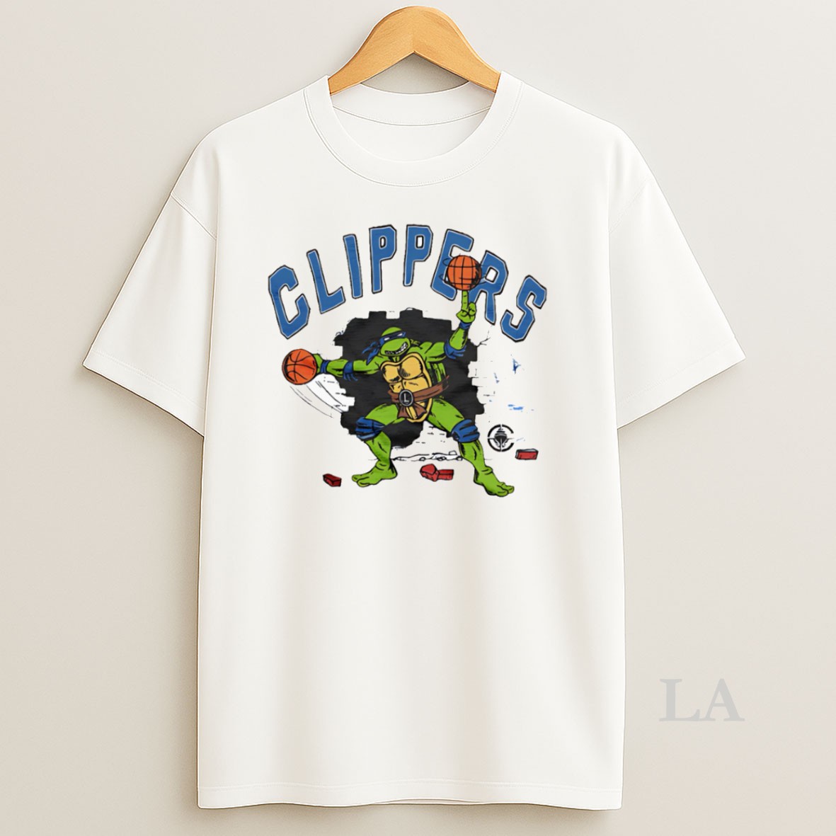 Original Teenage Mutant Ninja Turtles Leonardo X La Clippers Shirt