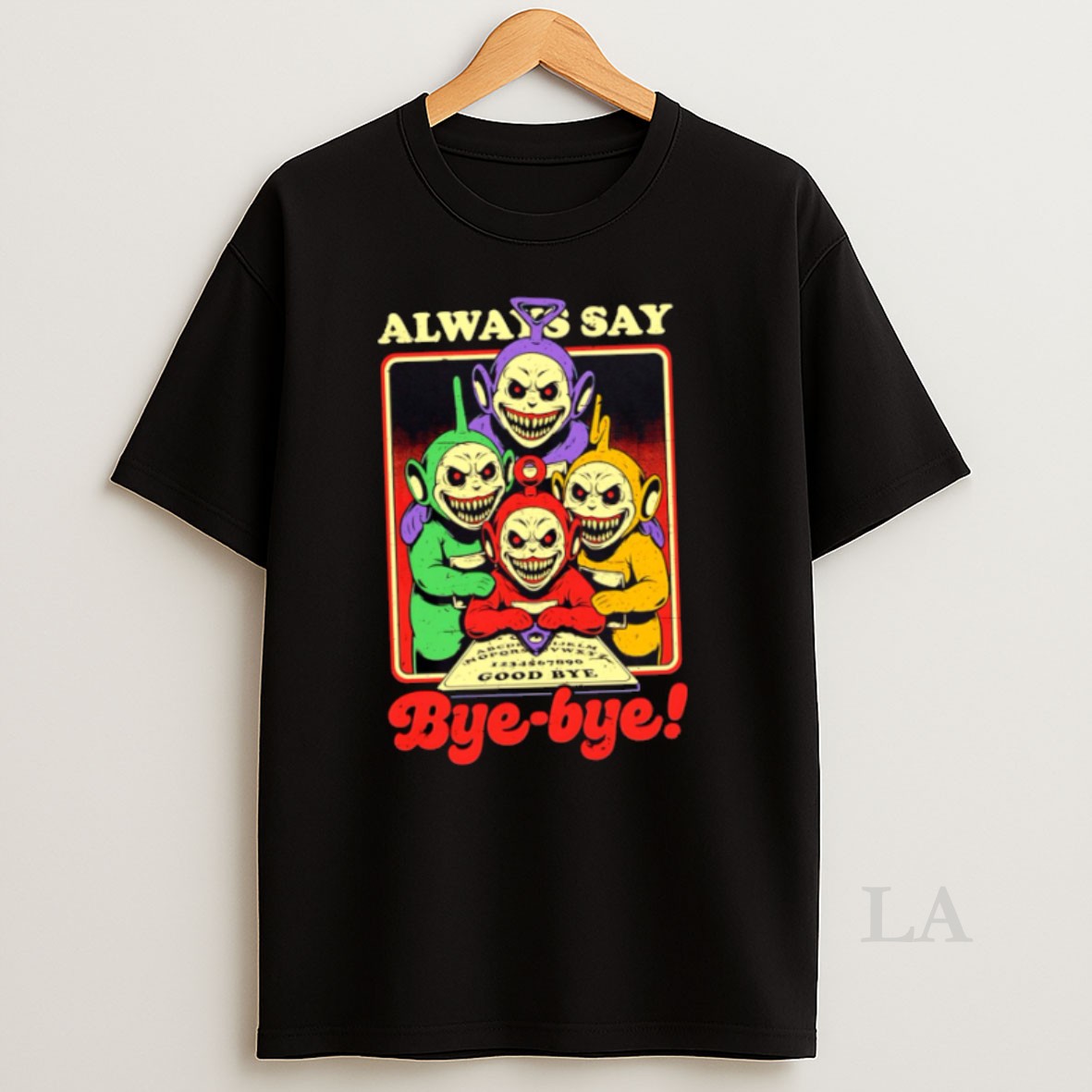 Original Teletubbies Always Say Bye Bye Halloween Shirt