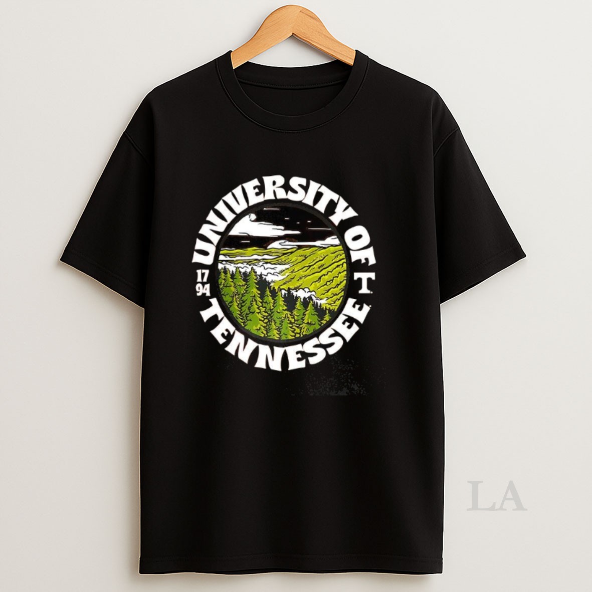 Original Tennessee Volunteers Football University Of Tennessee Est 1794 Landscape Logo Shirt