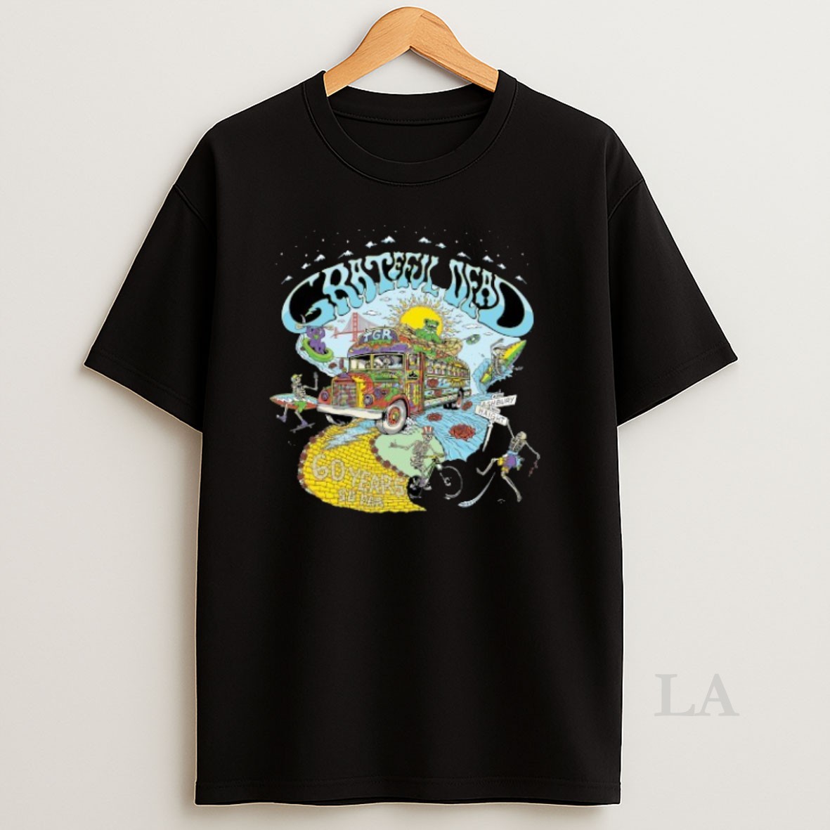 Original Teton Gravity Research Grateful Dead 60th X Peter Forsythe Shirt