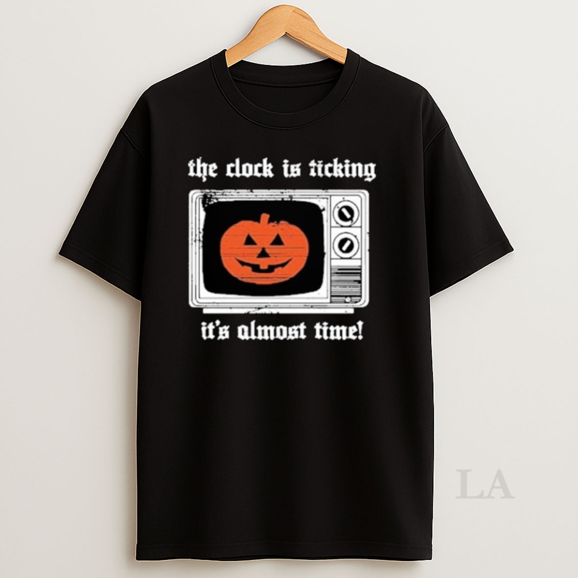 Original The Acacia Strain The Clock Is Ticking Its Almost Time Tv Mask Halloween Shirt