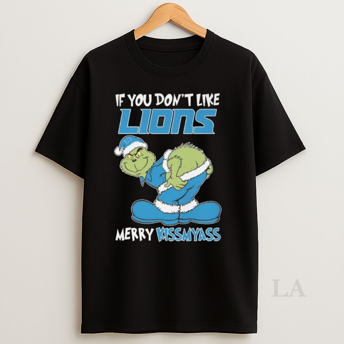 Original The Grinch If You Dont Like Detroit Lions Merry Kissmyass 2025 Shirt