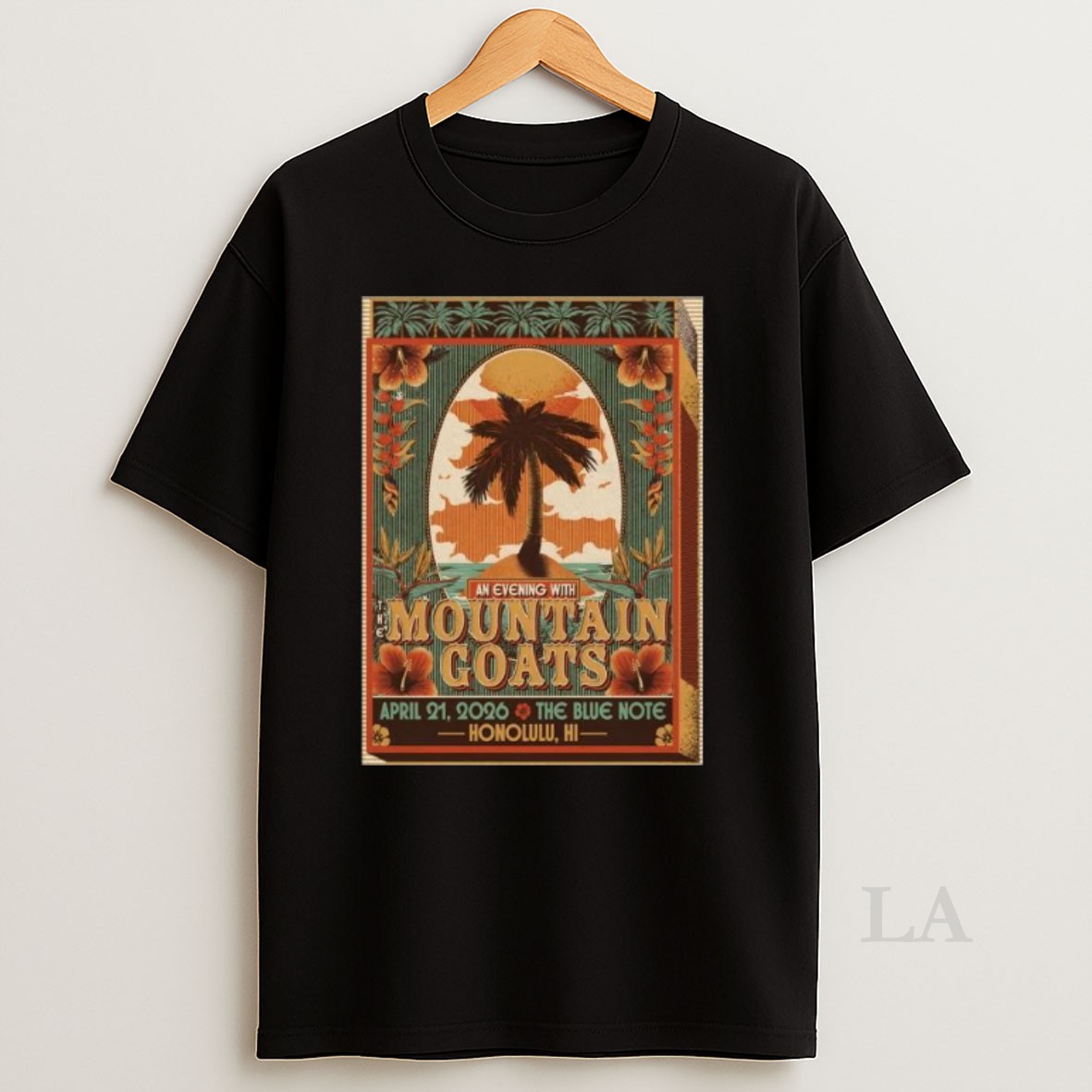 Original The Mountain Goats Apr 21 2026 Blue Note Hawaii Show Long Sleve Shirt
