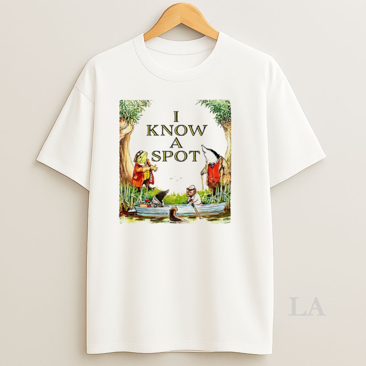 Original The Wind In The Willows 1908 I Know A Spot Vintage Shirt