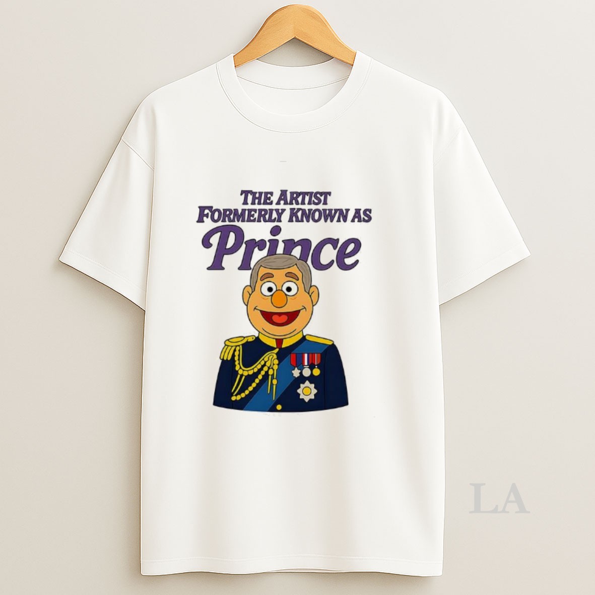 Original The Artist Formerly Known As Prince Andrew Caricature Shirt