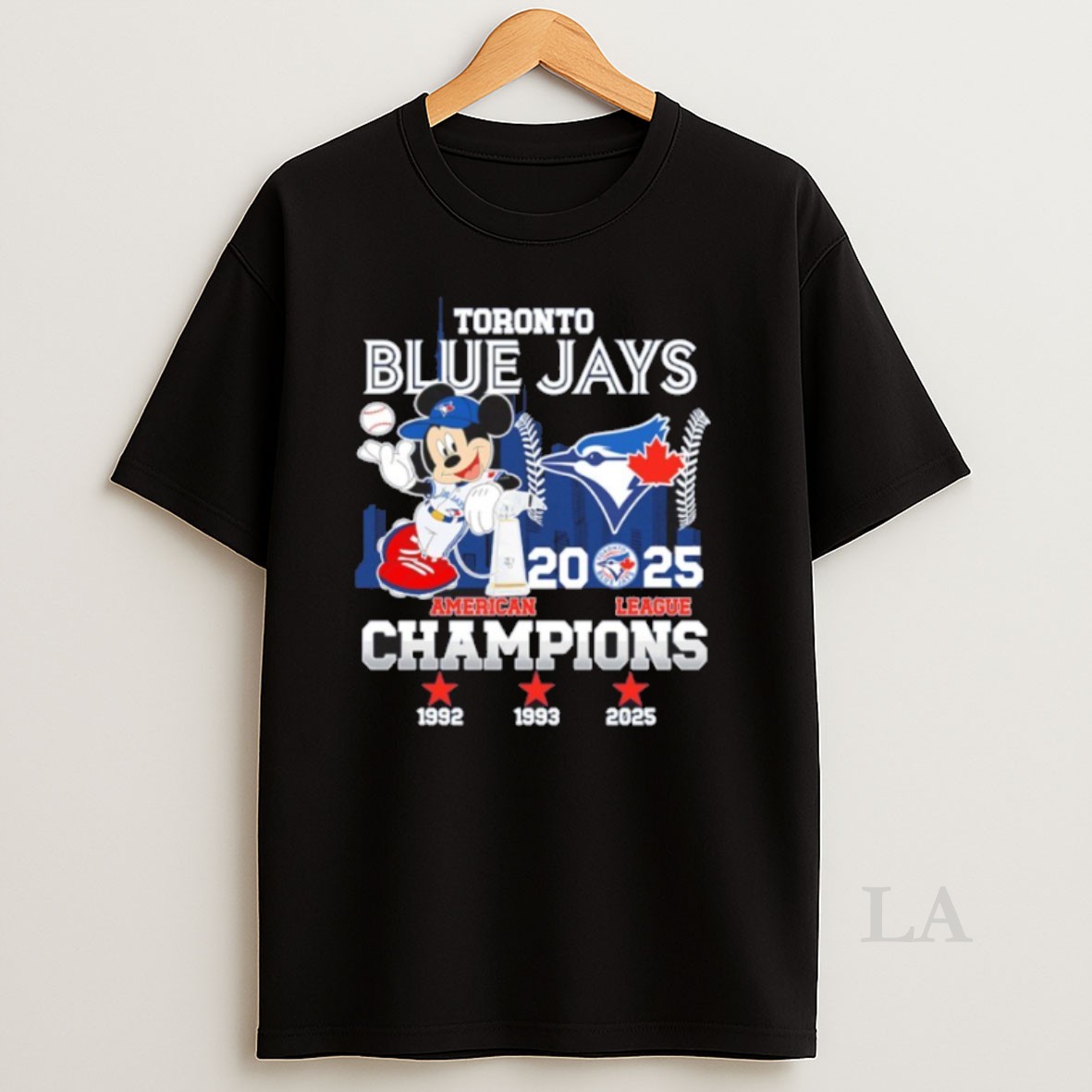 Original Toronto Blue Jays 2025 Mickey Mouse American League Champions Shirt