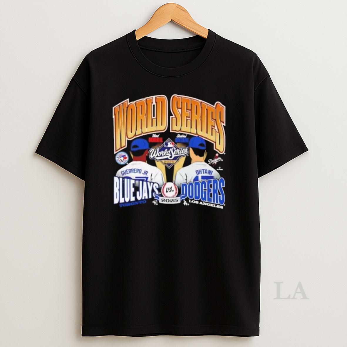 Original Toronto Blue Jays Vs Los Angeles Dodgers 2025 World Series Dueling Long Sleve Shirt
