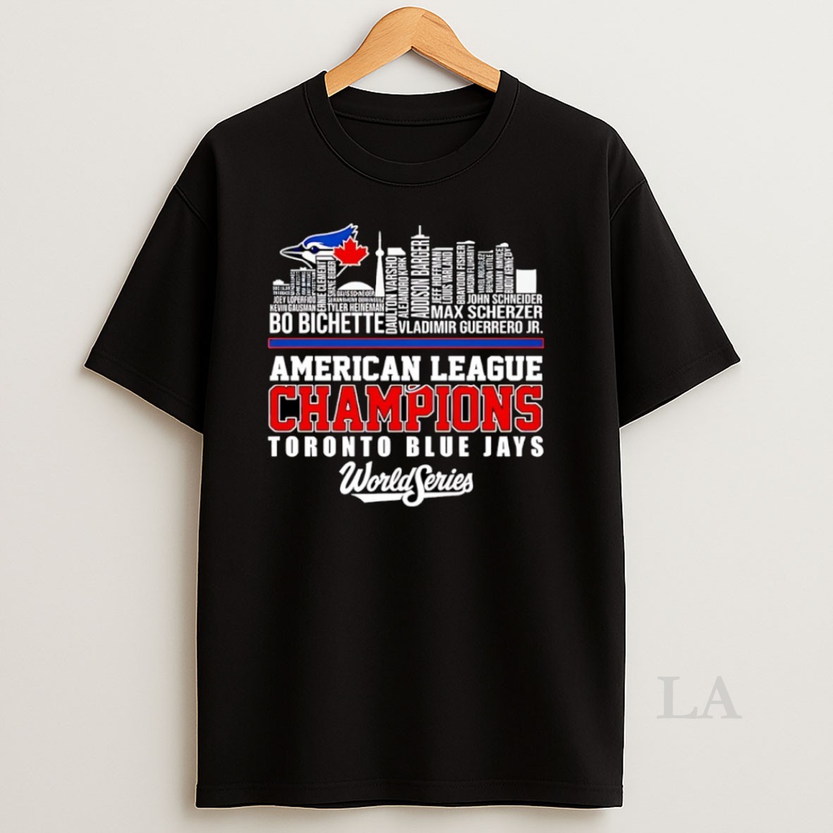 Original Toronto Blue Jays World Series American League Champions 2025 Team Roster Shirt