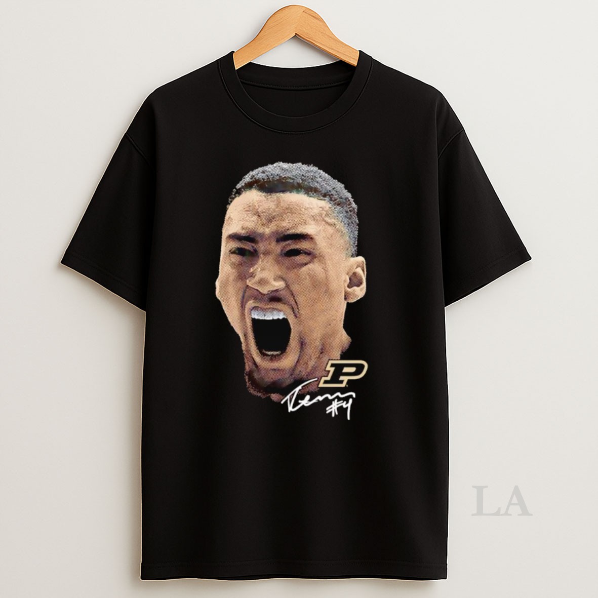 Original Trey Kaufman Renn Big Face Signature Purdue Boilermakers Shirt