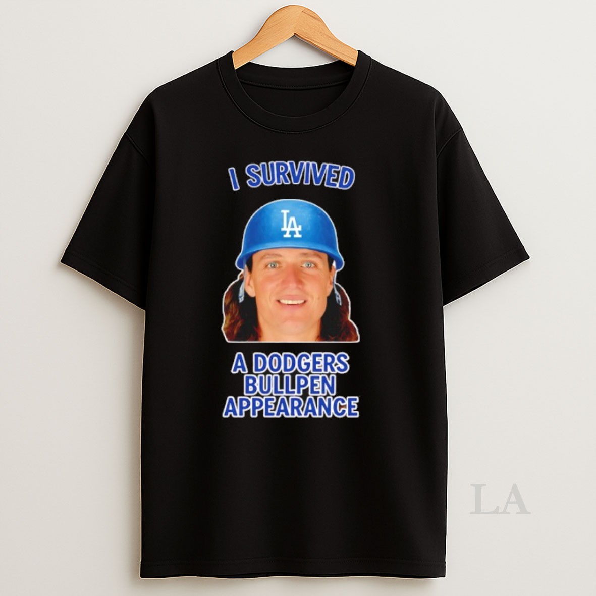 Original Tyler Glasnow Los Angeles Dodgers I Survived Ia _d0_b0 Dodgers Bullpen Appearance Shirt