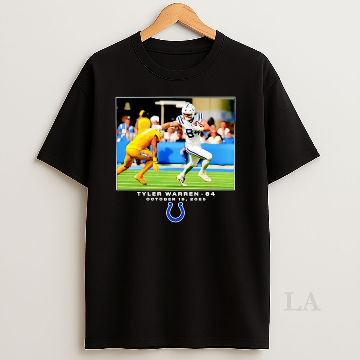 Original Tyler Warren Indianapolis Colts Nfl Flash Features Week 7 Photo Shirt