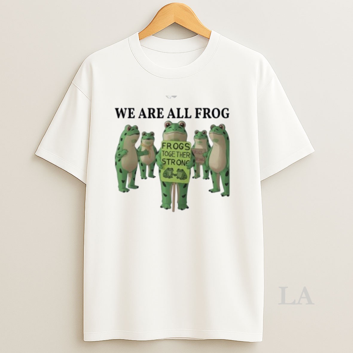 Original We Are All Frog Together Strong Portland Frog Resist Anti Ice Shirt