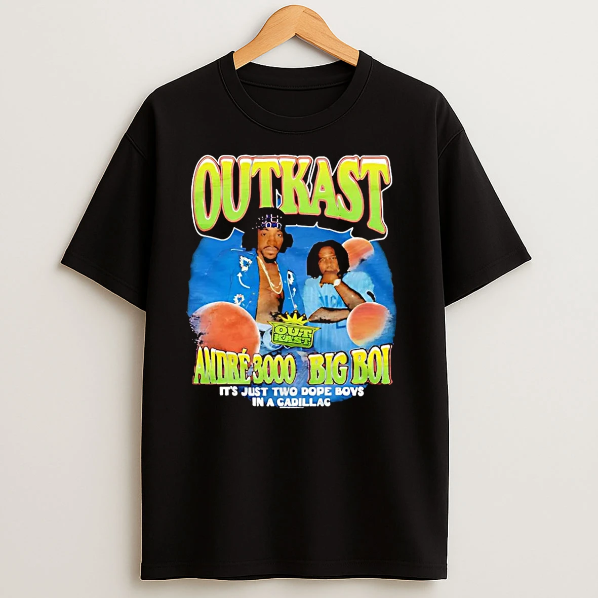 Outkast Andre 3000 And Big Boi Its Just 2 Dope Boys In A Cadillac T Shirts