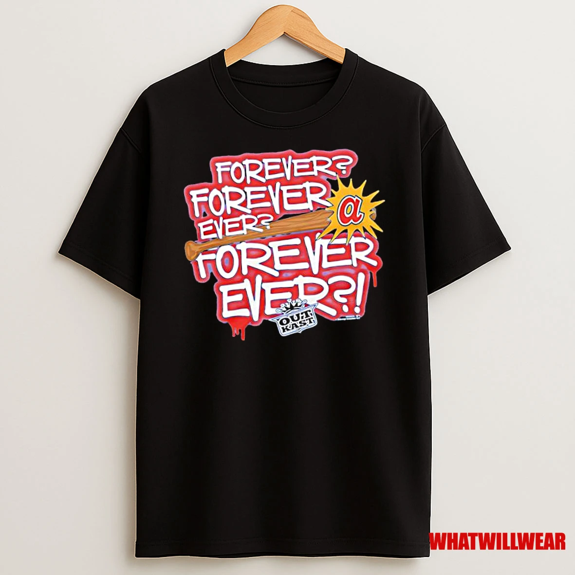 Outkast X Atlanta Braves Forever Ever Graphic Shirts