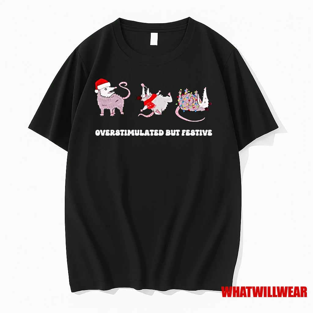 Overstimulated But Festive Ornaments Shirts