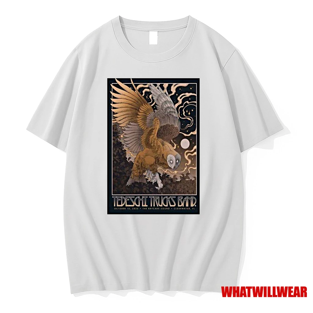 Owl Tedeschi Trucks Band Oct 12 2025 Clearwater Fl Shirts