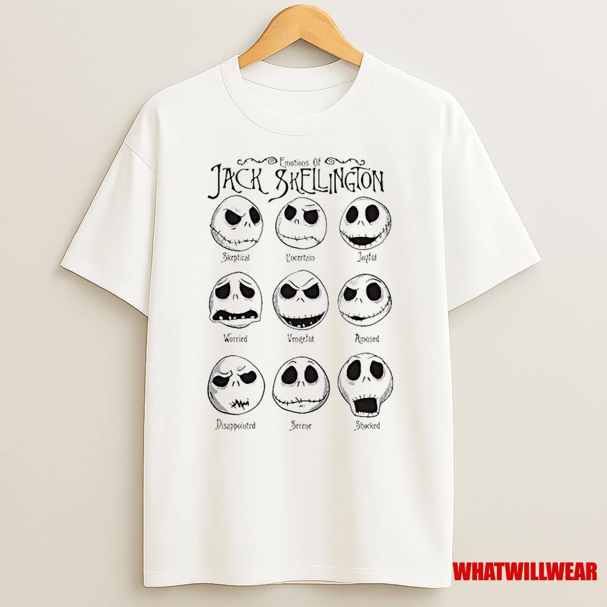 Painajainen Ennen Joulua Emotions Of Jack Skellington Shirts