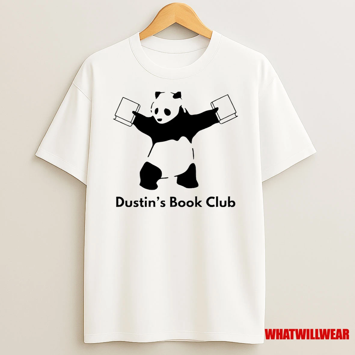 Panda Dustins Book Club Shirts