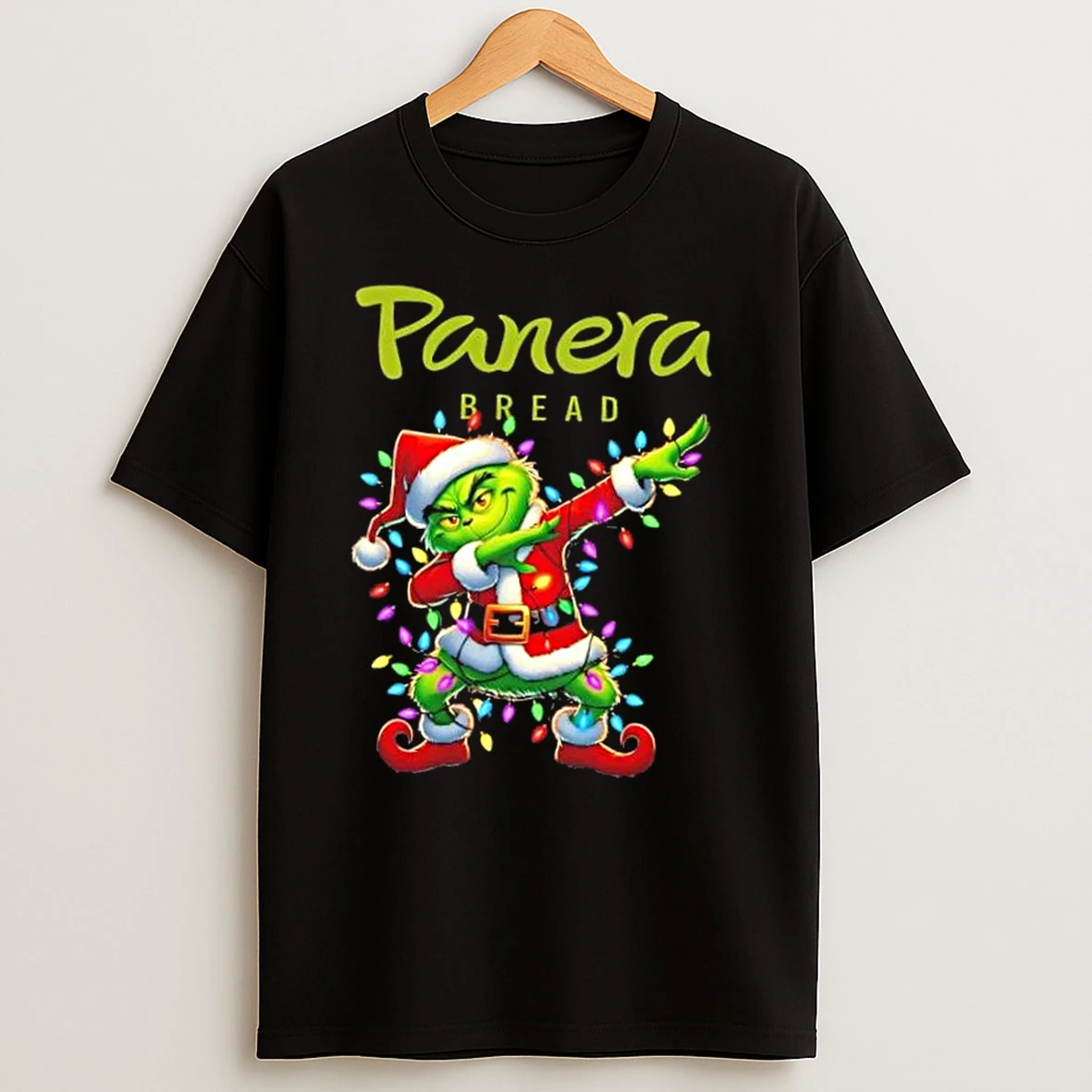 Panera Bread Grinch Dabbing Merry Christmas T Shirts