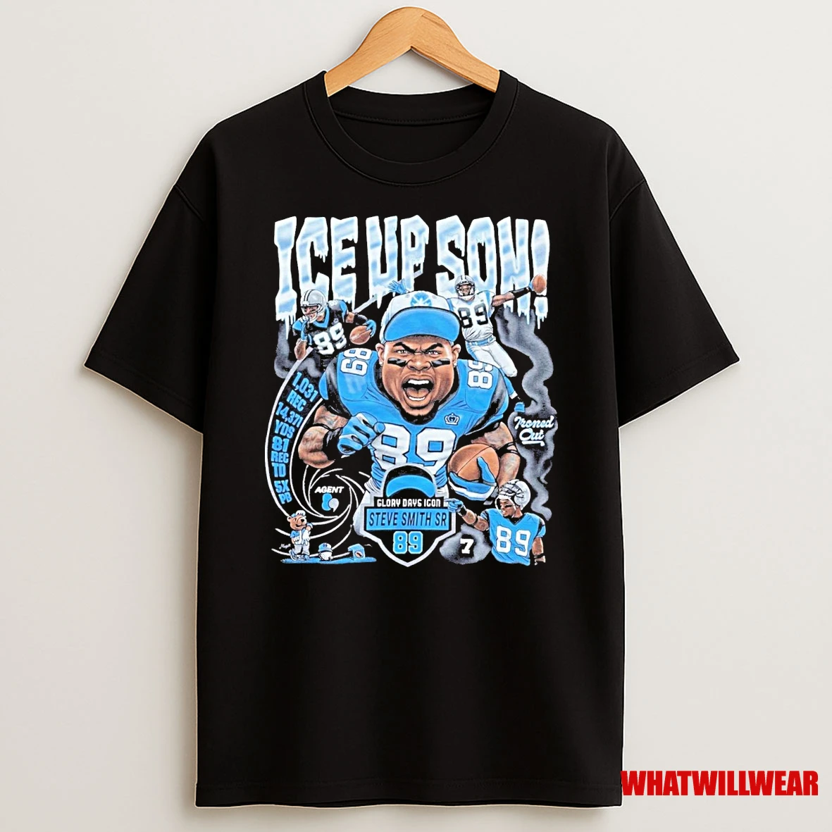 Panthers Steve Smith Sr Ice Up Son Shirts