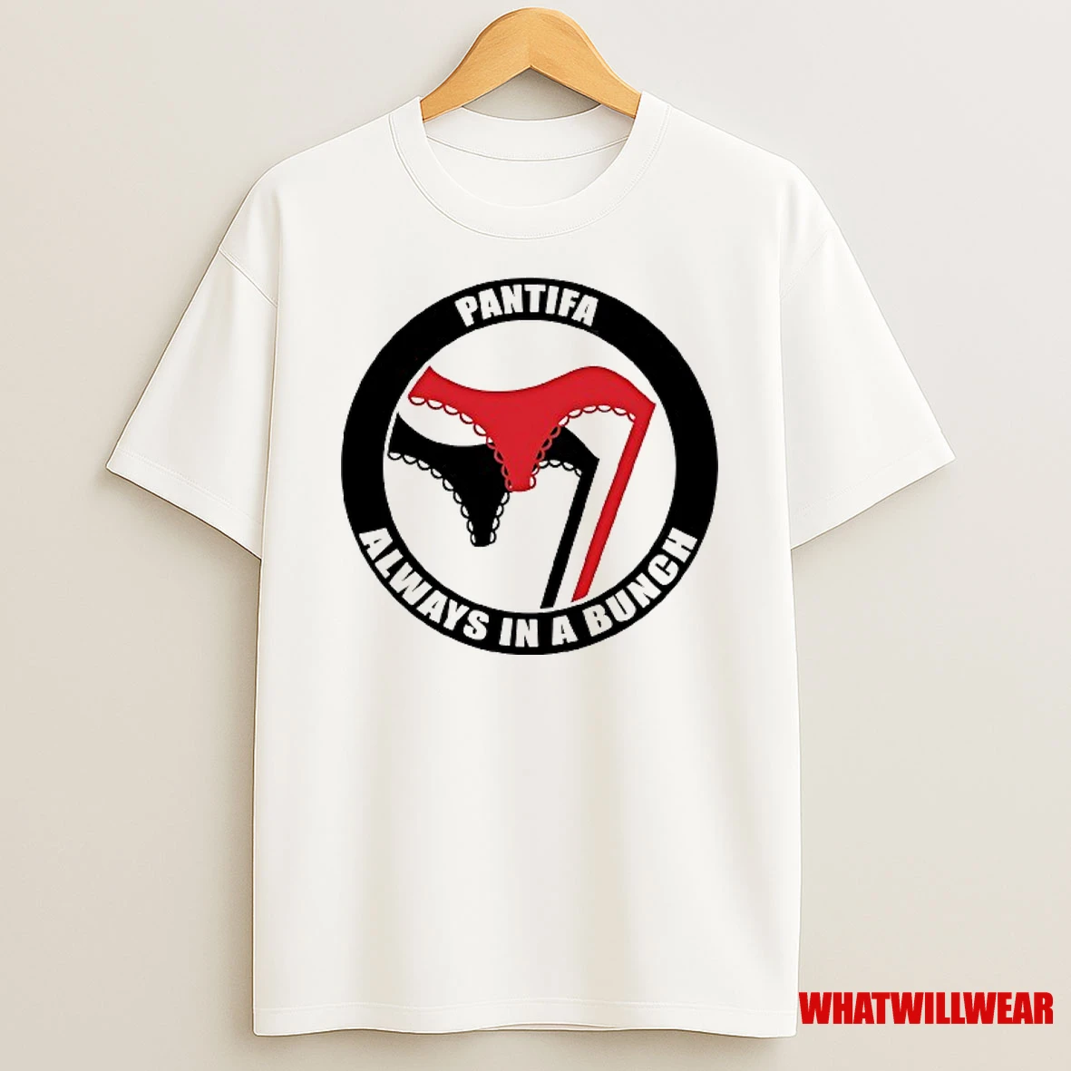 Pantifa Always In A Bunch Flag Parody Shirts