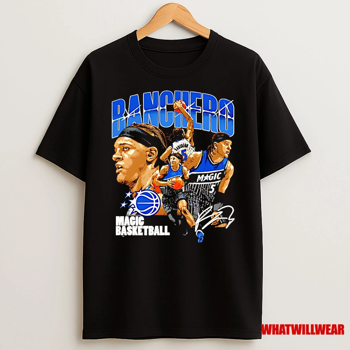 Paolo Banchero Orlando Magic Collage Signature Shirts