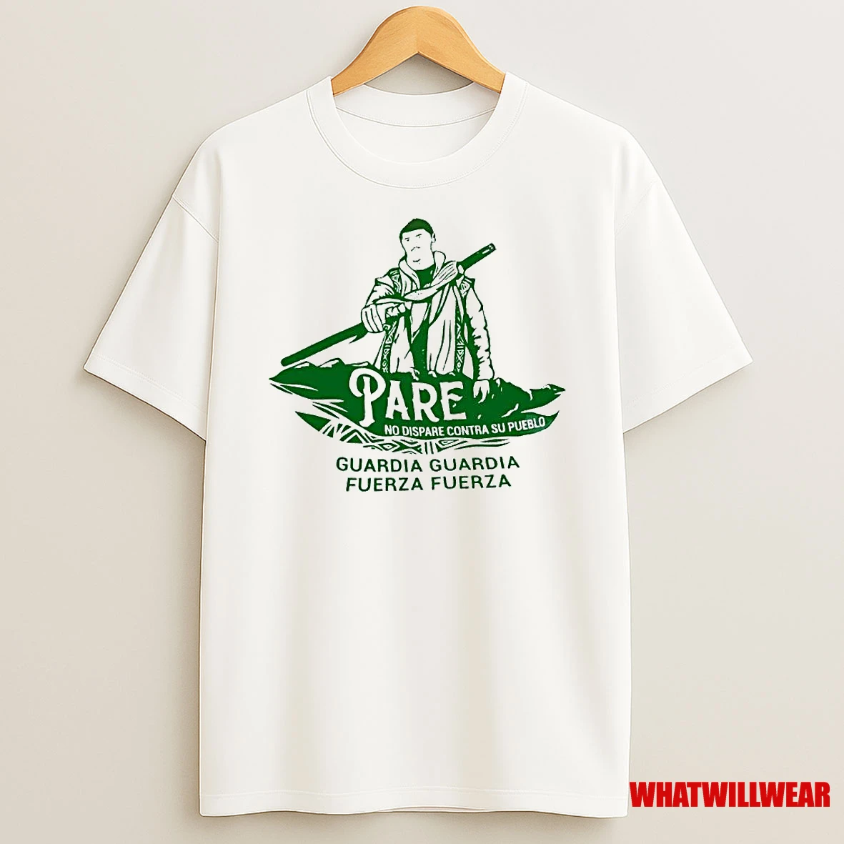 Pare No Dispare Contra Su Pueblo Guardia Guardia Fuerza Fuerza Shirts