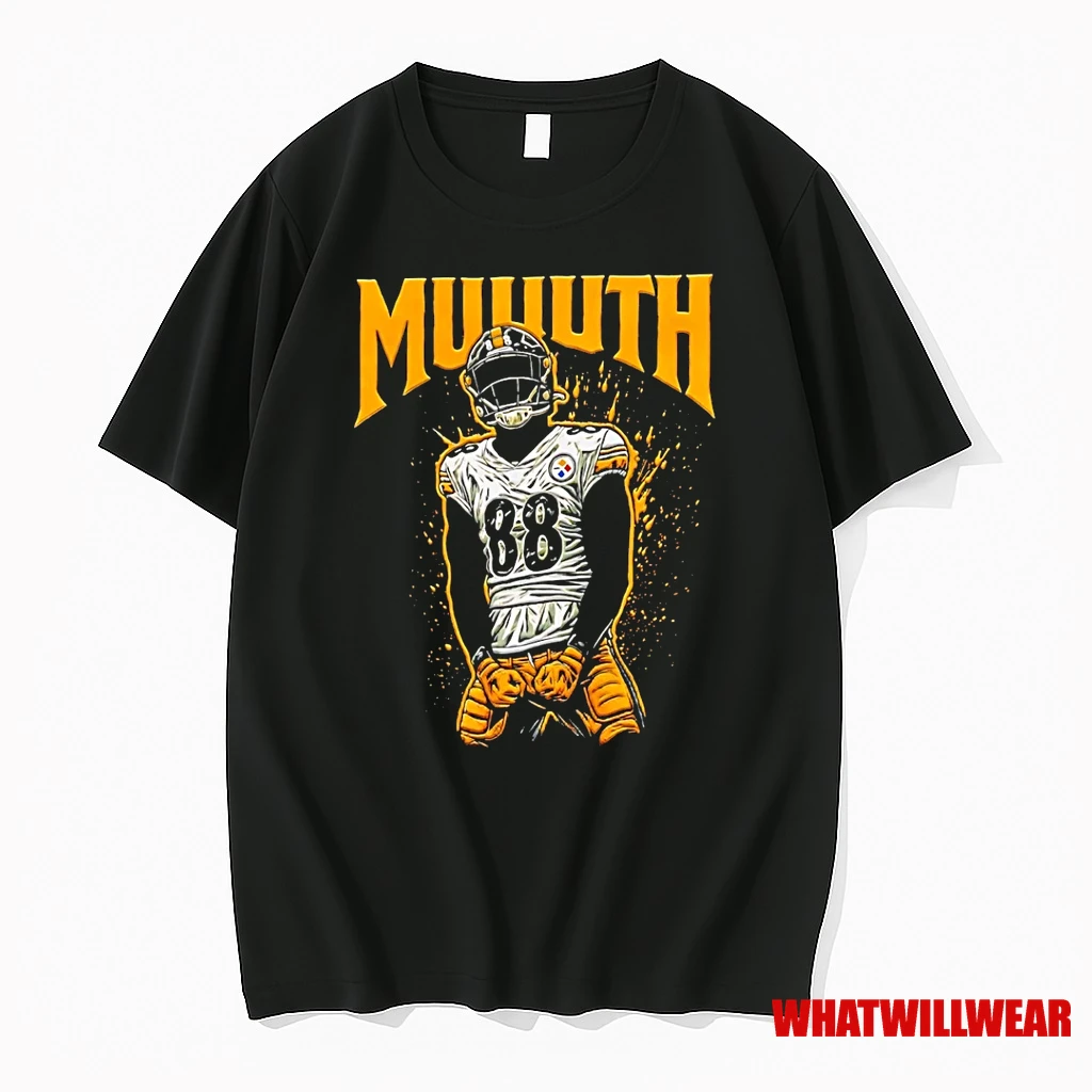 Pat Freiermuth Pittsburgh Steelers Muuuth Paint Shirts