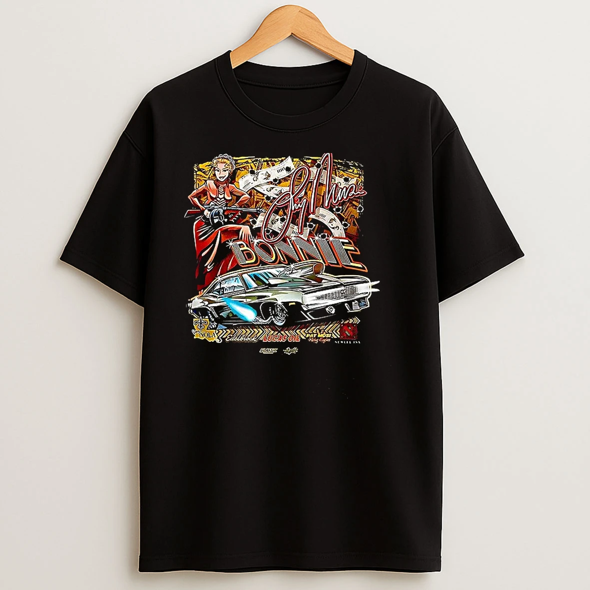 Pat Musi Racing Engines Bonnie Signature T Shirts