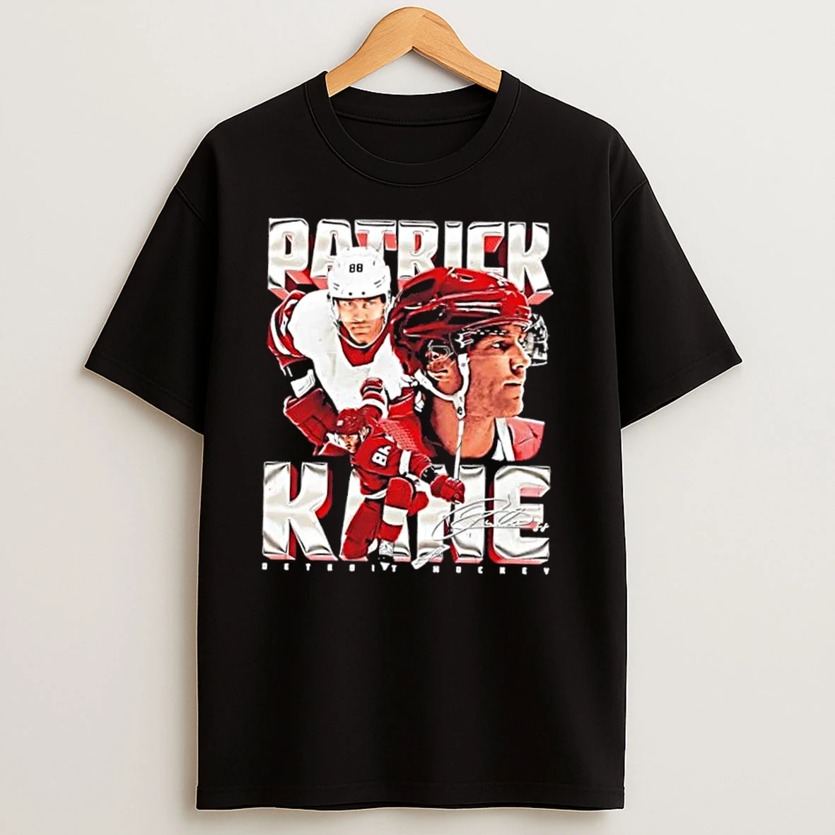 Patrick Kane Detroit Red Wings Hockey Signature T Shirts
