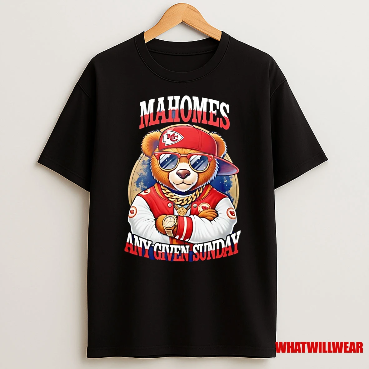 Patrick Mahomes Kansas City Chiefs Bear Any Given Sunday Shirts