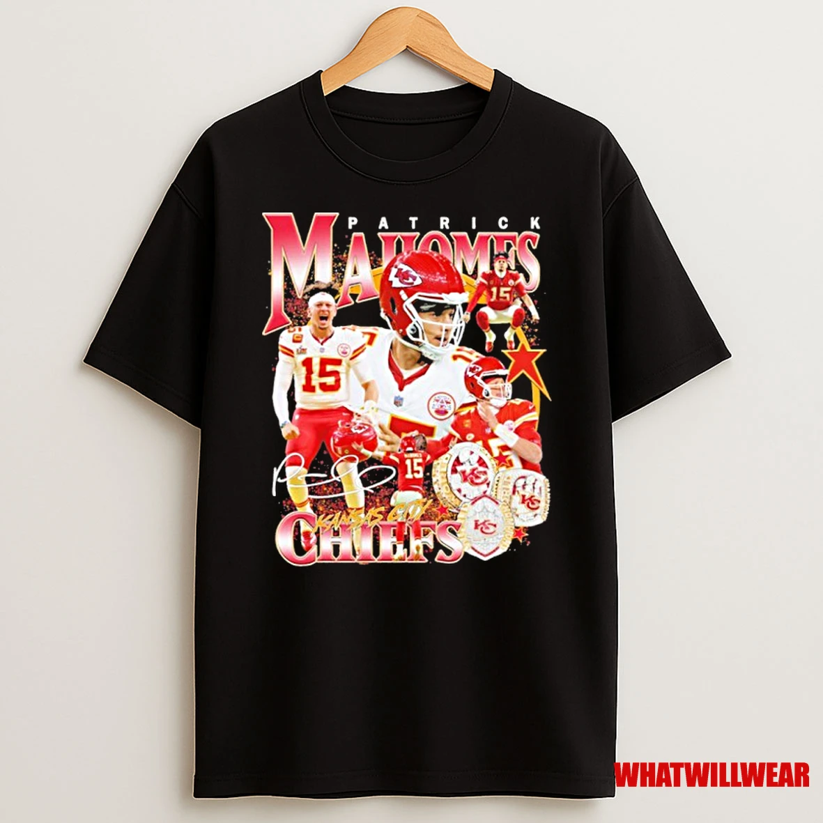 Patrick Mahomes Kansas City Chiefs Signature Shirts