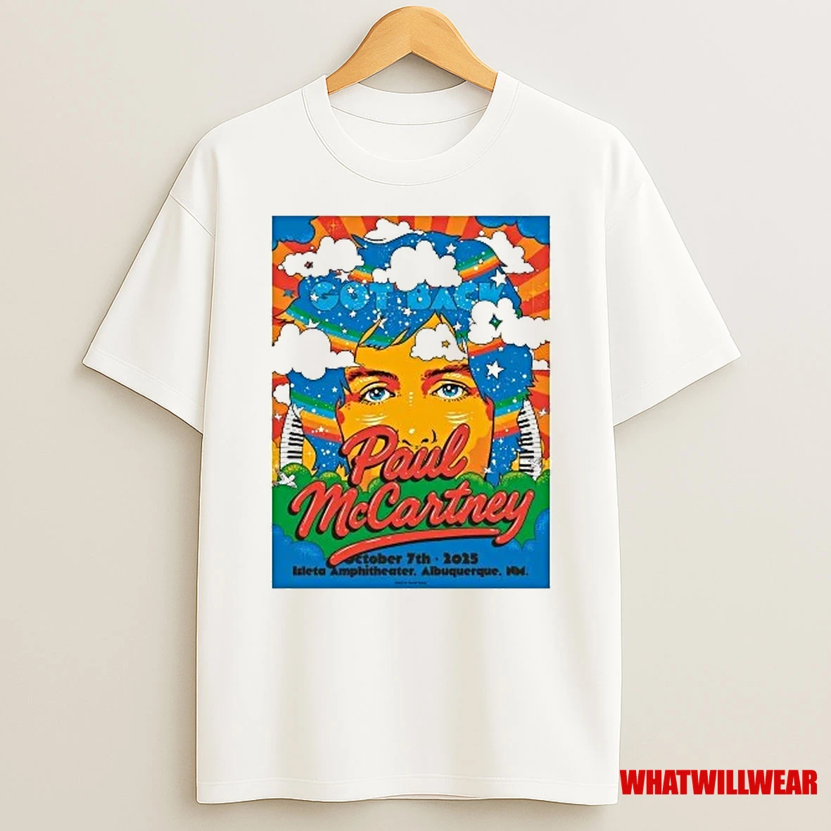 Paul Mccartney Got Back 25 Albuquerque New Mexico 2025 Shirts