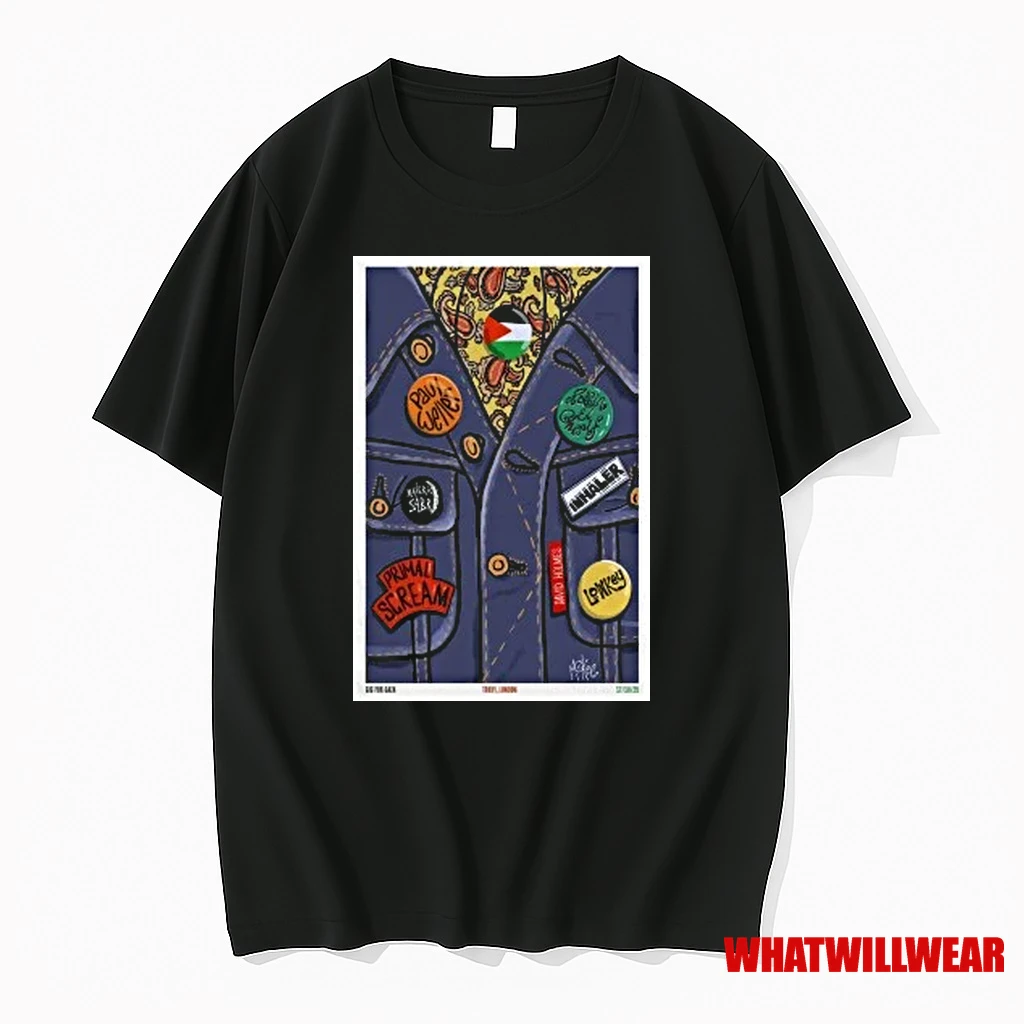 Paul Weller Gig For Gaza Troxy London 10 17 2025 Shirts