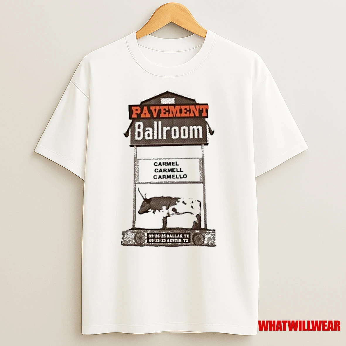 Pavement Ballroom Texas Event 2025 Shirts