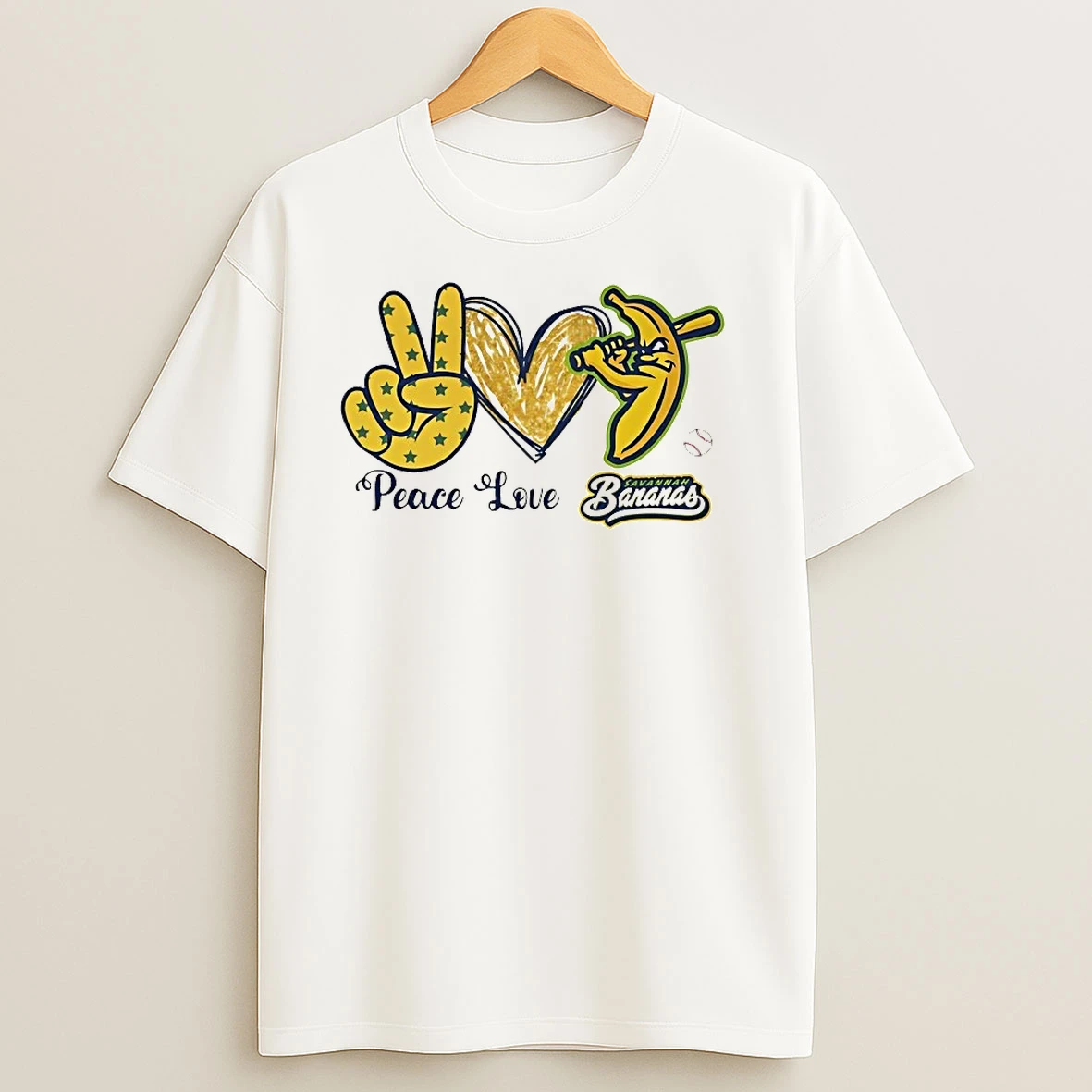 Peace Love Savannah Bananas T Shirts