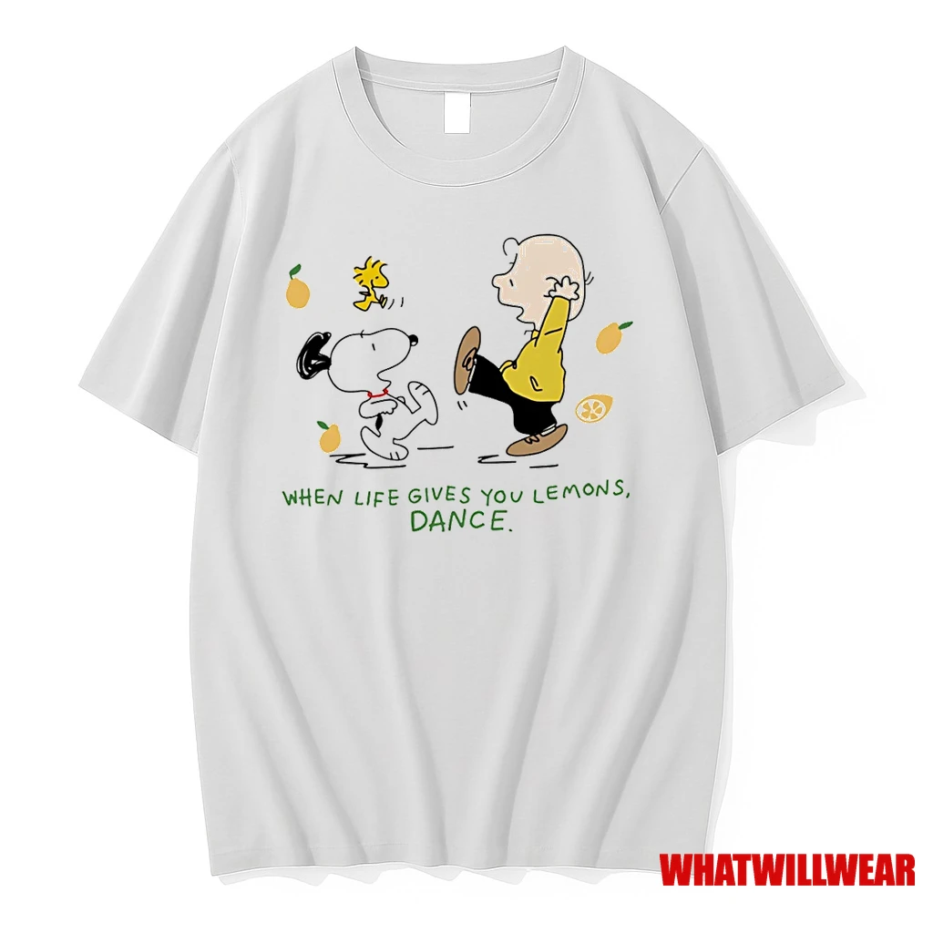 Peanut Characters When Life Gives You Lemons Make Lemonade Art Shirts