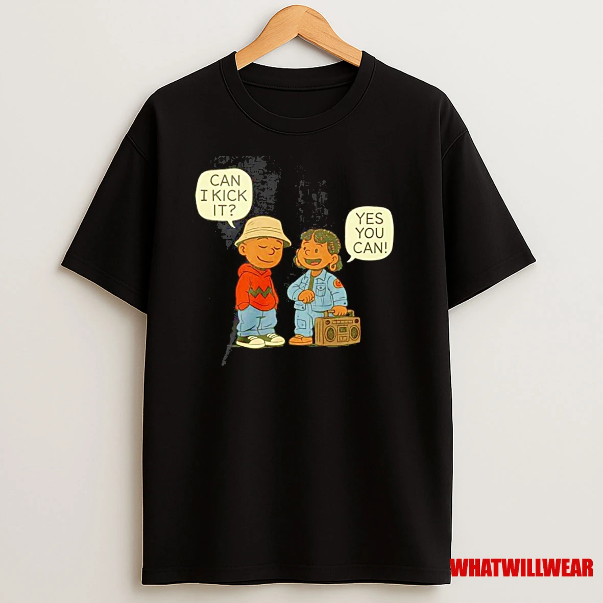 Peanuts Can I Kick It Yes You Can Cartoon Shirts