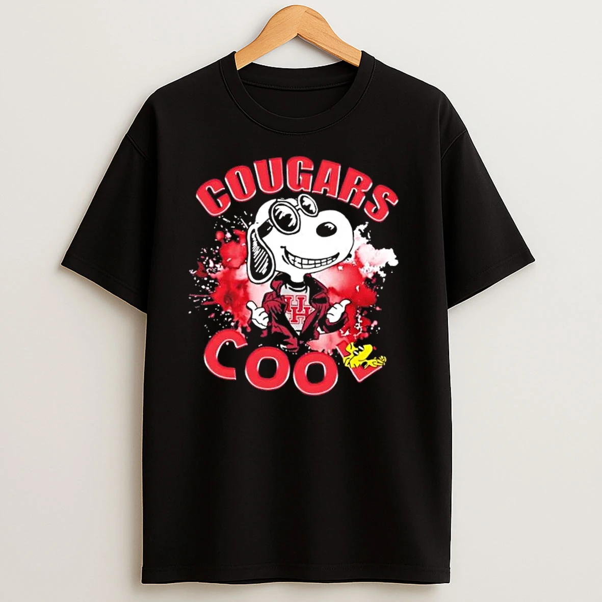 Peanuts Snoopy X Houston Cougars Football Cool T Shirts