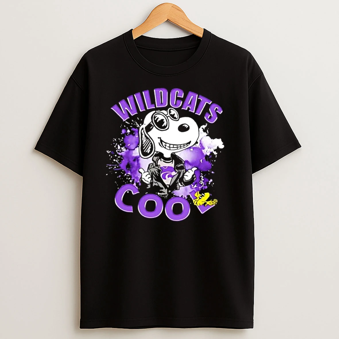 Peanuts Snoopy X Kansas State Wildcats Football Cool T Shirts