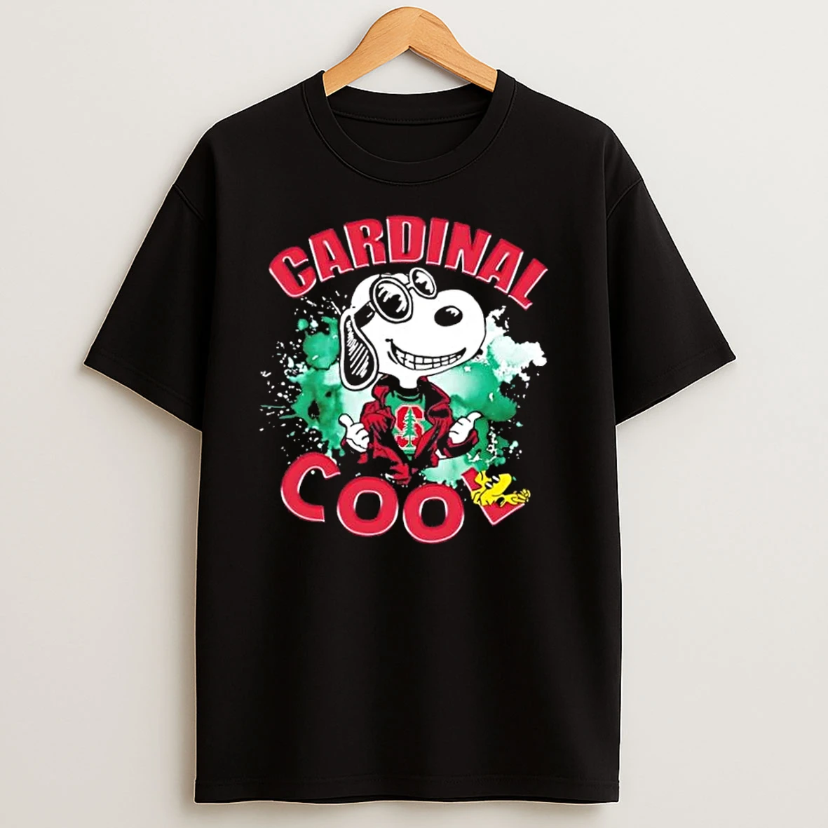 Peanuts Snoopy X Stanford Cardinal Football Cool T Shirts