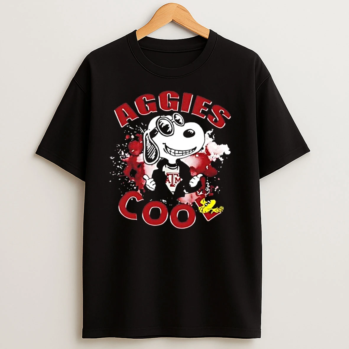 Peanuts Snoopy X Texas Am Aggies Football Cool T Shirts