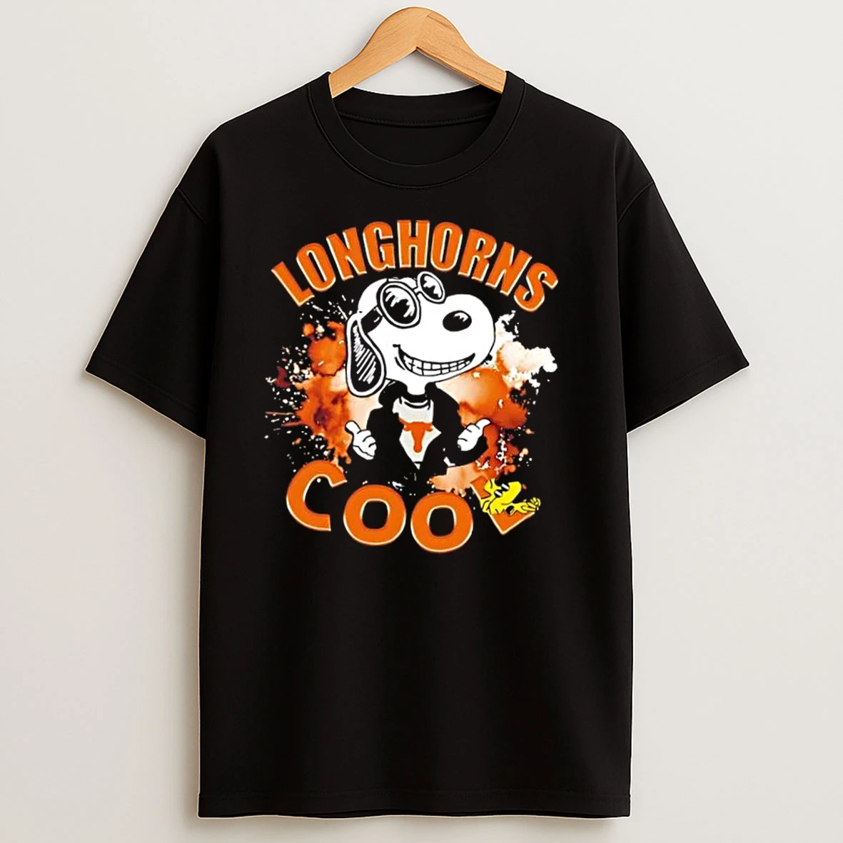 Peanuts Snoopy X Texas Longhorns Football Cool T Shirts