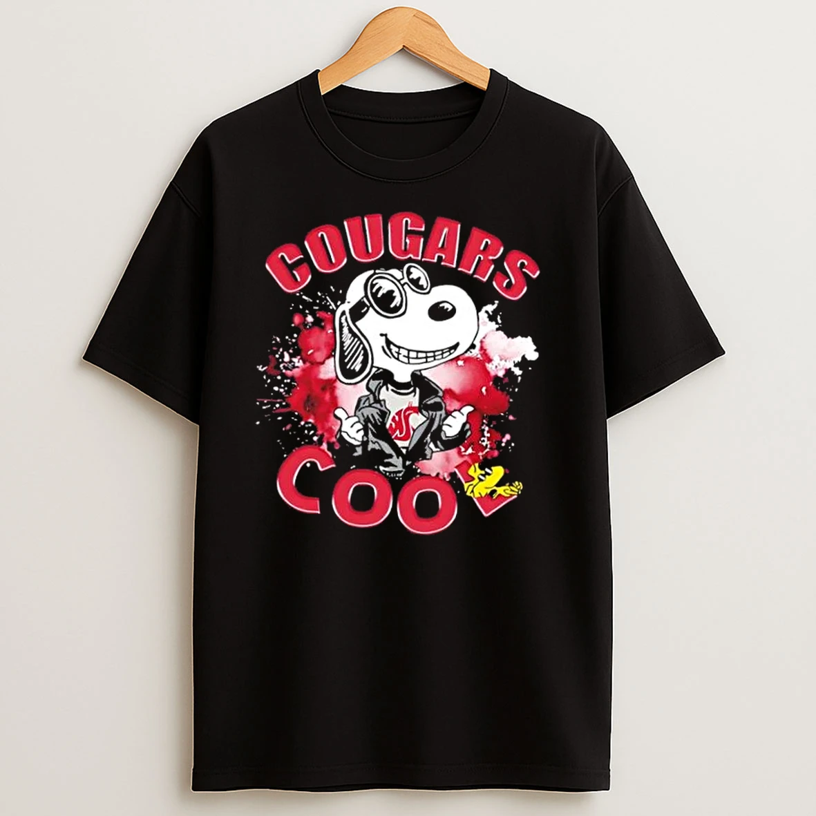 Peanuts Snoopy X Washington State Cougars Football Cool T Shirts